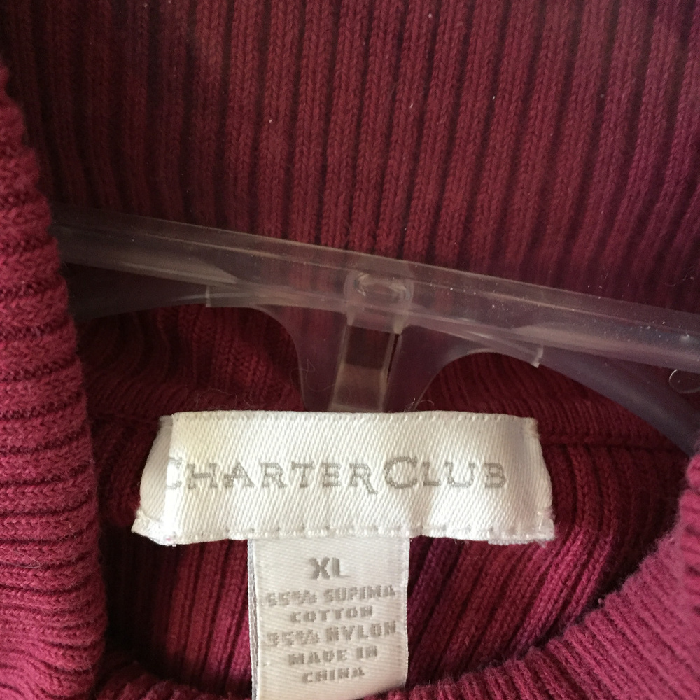 Charter Club Raspberry Sweater - Perfect Weight - Picture 6 of 6
